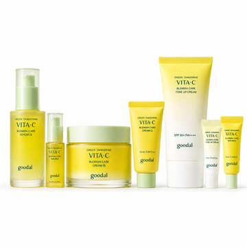 [Goodal] Green Tangerine Vita C Brightening Routine — 3-Step Set product set on white background