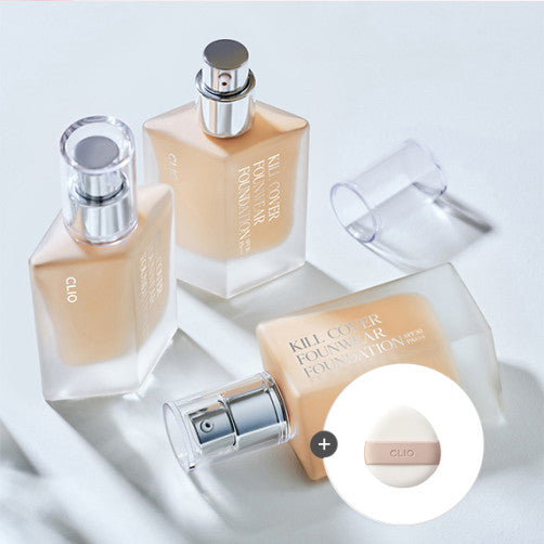[Clio] Kill Cover Founwear Foundation Dual Tap Tap Puff