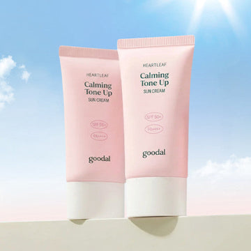 [Goodal] Crème solaire tonifiante hydratante apaisante Heartleaf 50 ml