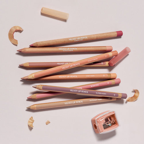 [Clio] Velvet lip pencil special (main product + sharpener)
