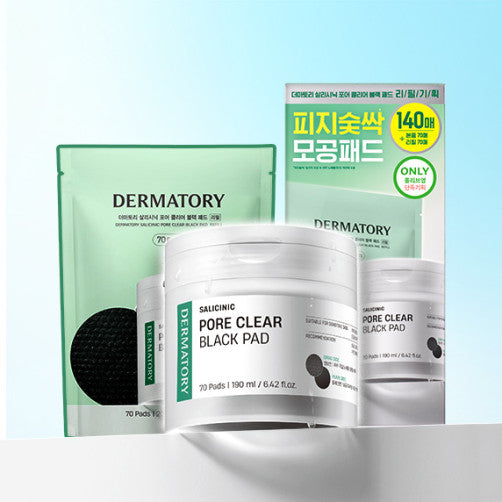 [The Matory] Salicinic Pore Clear Black Pad Refill Plan (70+70 sheets)