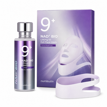 numbuzin No.9 Night Recovery Essence + Mask Set product set on white background