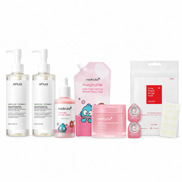 [GlowyK] Sunday Reset Sleep Spa — 4-Step Deep Comforting Set product set on white background