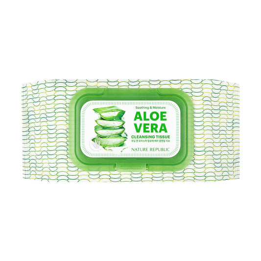 [Nature Republic] Soothing & Moisture Aloe Vera Cleansing Tissue (160