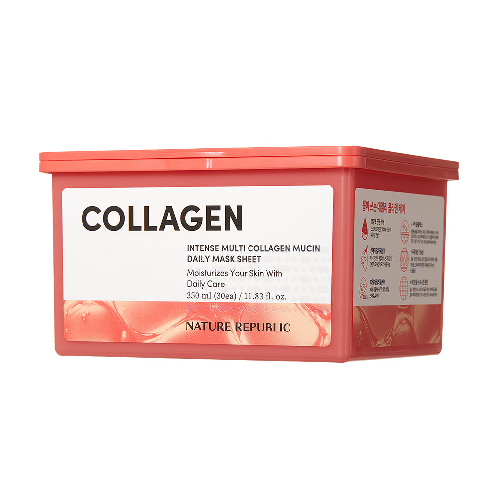 [Nature Republic] Intense Multi Collagen Mucin Tägliche Maskenpackung