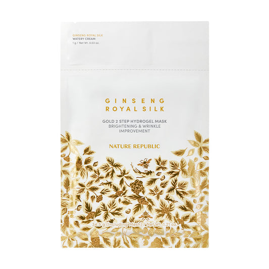 [Nature Republic] Ginseng Royal Silk Gold 2 Step Hydrogel Mask