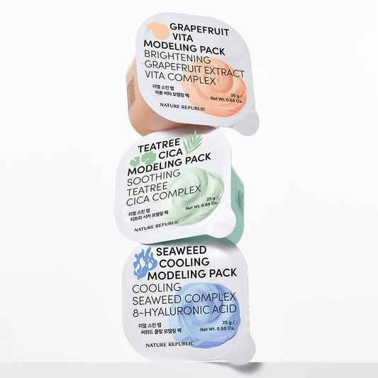 [Nature Republic] Real Skin Lab Modeling Pack (3 types)