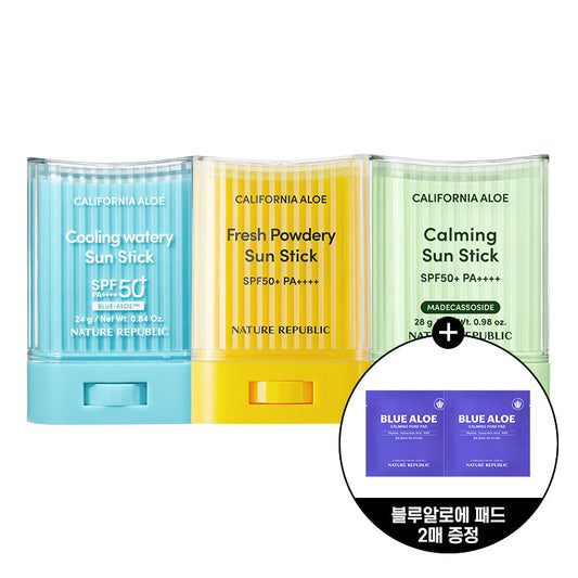 [Nature Republic] California aloe sun stick, 3 types, 2 options