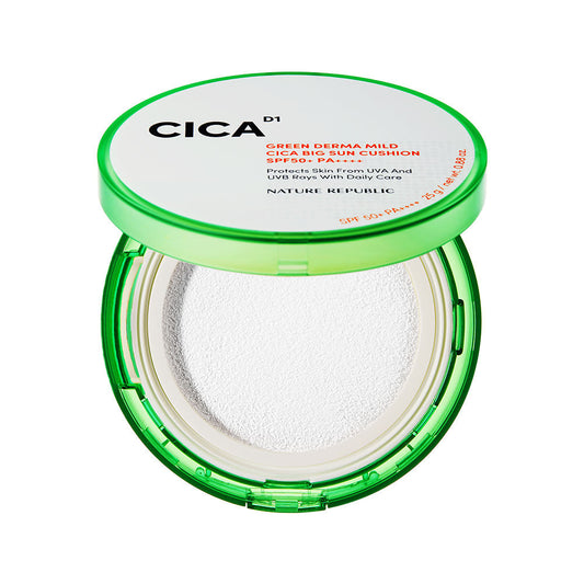 [Nature Republic] Green Derma Mild Cica Big Sun Cushion SPF50+PA++++