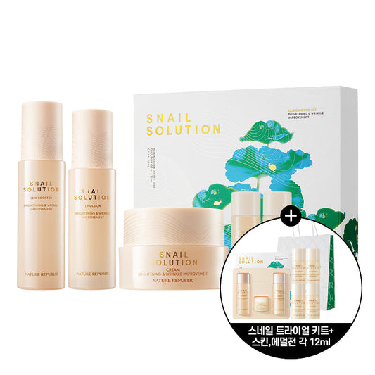 [Nature Republic] Snail Solution Skincare 3-piece set