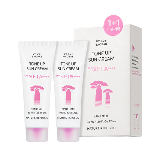 [Nature Republic] UV Cut Baobab Tone Up Sun Cream SPF50+ PA++++