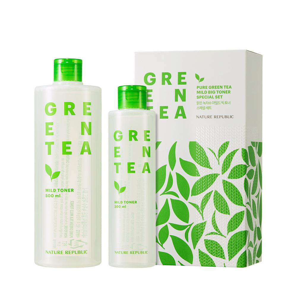 [Nature Republic] Clear Green Tea Water Mild Big Toner Special Set