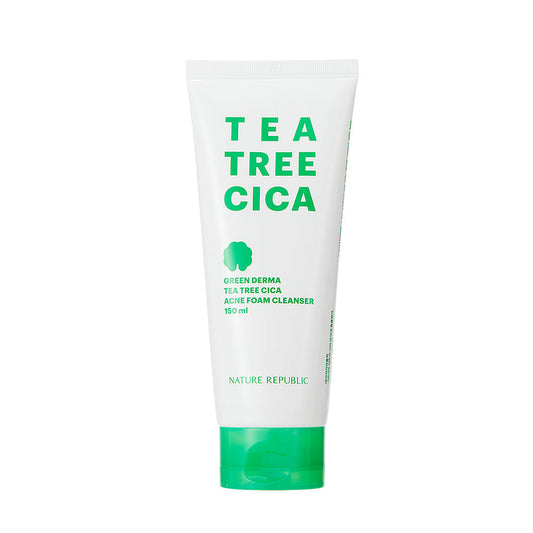 [Nature Republic] Green Derma Tea Tree Cica Clarifying Foam Cleansing
