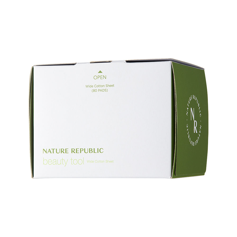 [Nature Republic] Non-bleaching cotton pads used as beauty tools