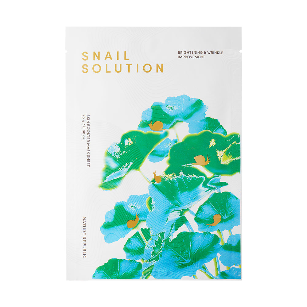 [Nature Republic] Snail Solution Skin Booster Mask Pack