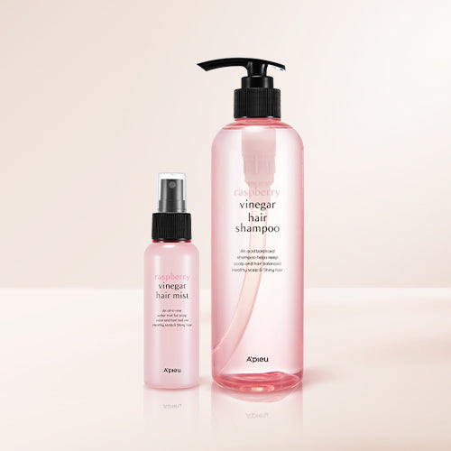[A'PIEU] Raspberry Hair Mist & Shampoo Set
