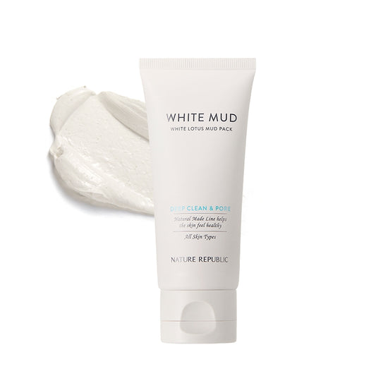 [Nature Republic] Natural Made White Lotus Deep Clean Mud Pack