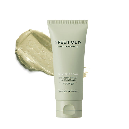 [Nature Republic] Natural Made Green Heartleaf Balancing Mud Pack