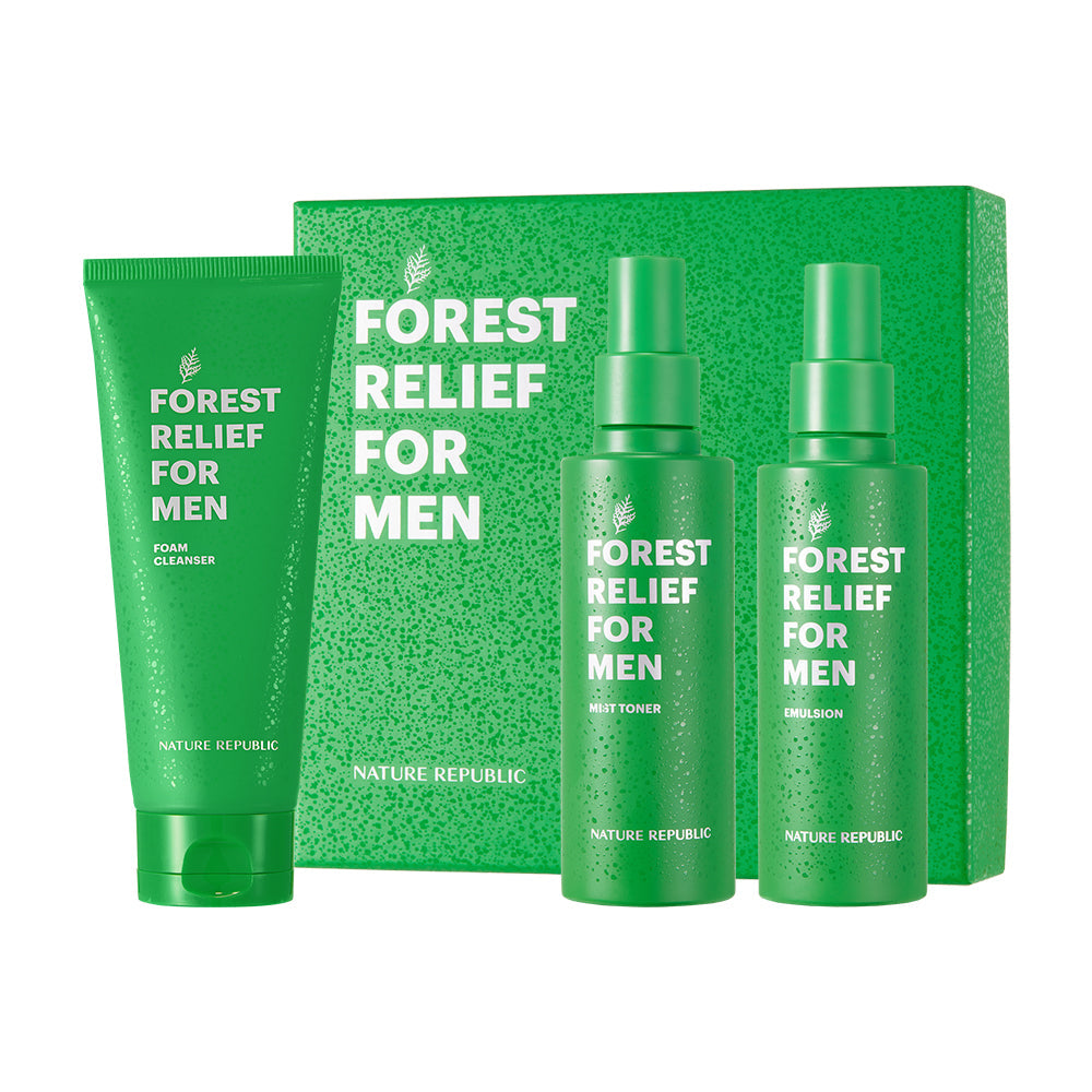 [Nature Republic] Forest Relief for Men Skincare Set