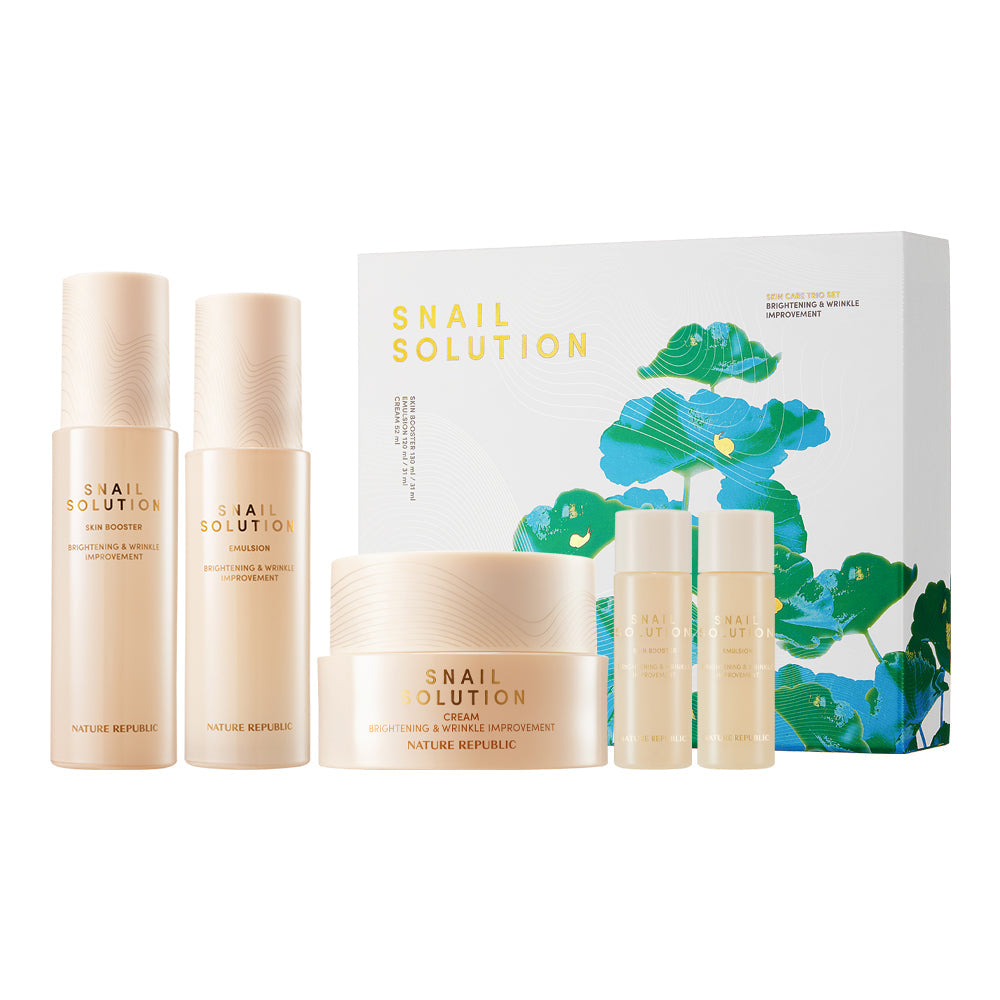 [Nature Republic] Schnecken Solution Hautpflegeset 3-teilig