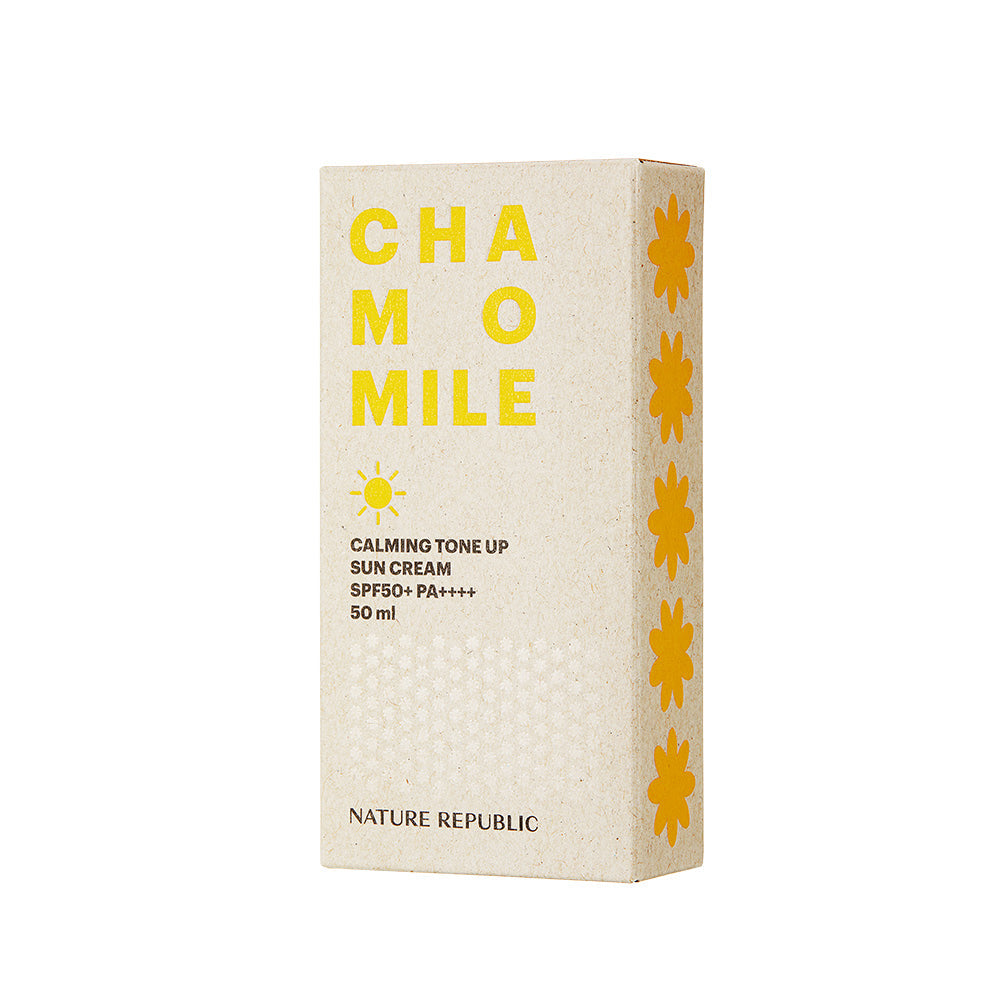 [Nature Republic] Crème solaire tonifiante apaisante à la camomille SPF 50+ PA++++