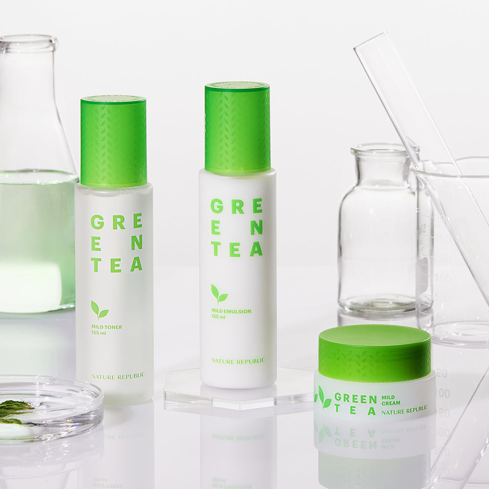 [Nature Republic] Clear green tea water skin care set