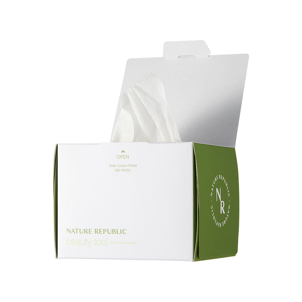 [Nature Republic] Non-bleaching cotton pads used as beauty tools