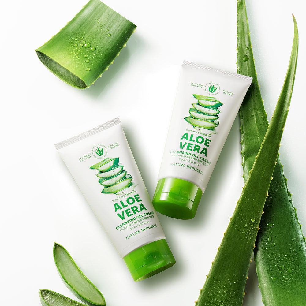 [Nature Republic] Soothing & Moisture Aloe Vera Cleansing Gel Cream