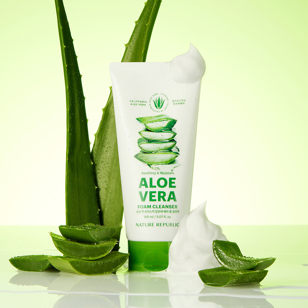 [Nature Republic] Soothing & Moisture Aloe Vera Foam Cleansing