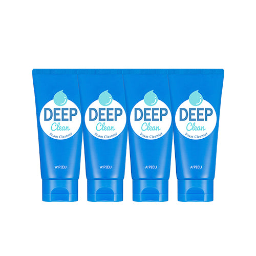 [A'PIEU] Deep Clean Foam Cleanser 130ml set of 4