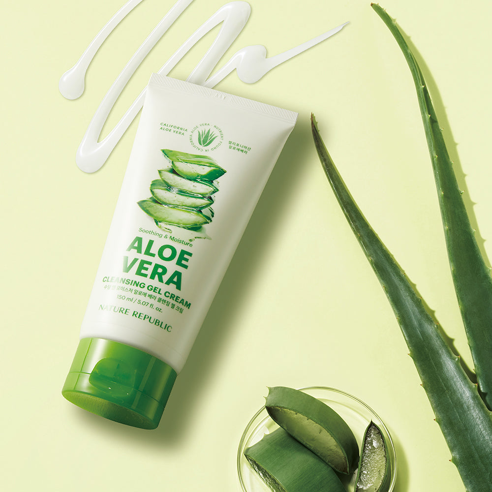 [Nature Republic] Soothing & Moisture Aloe Vera Cleansing Gel Cream