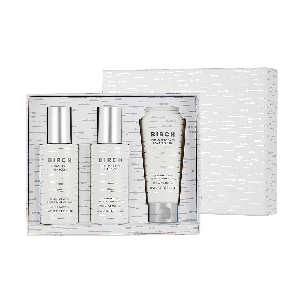 [Nature Republic] Birch Intensive for Men Skin Care Set (+ 12ml