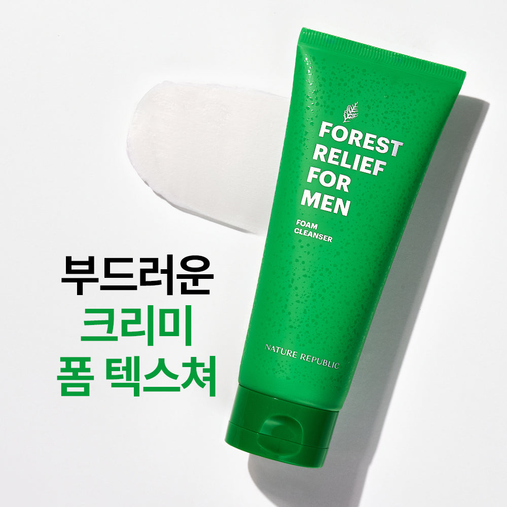 [Nature Republic] Forest Relief for Men Foam Cleansing