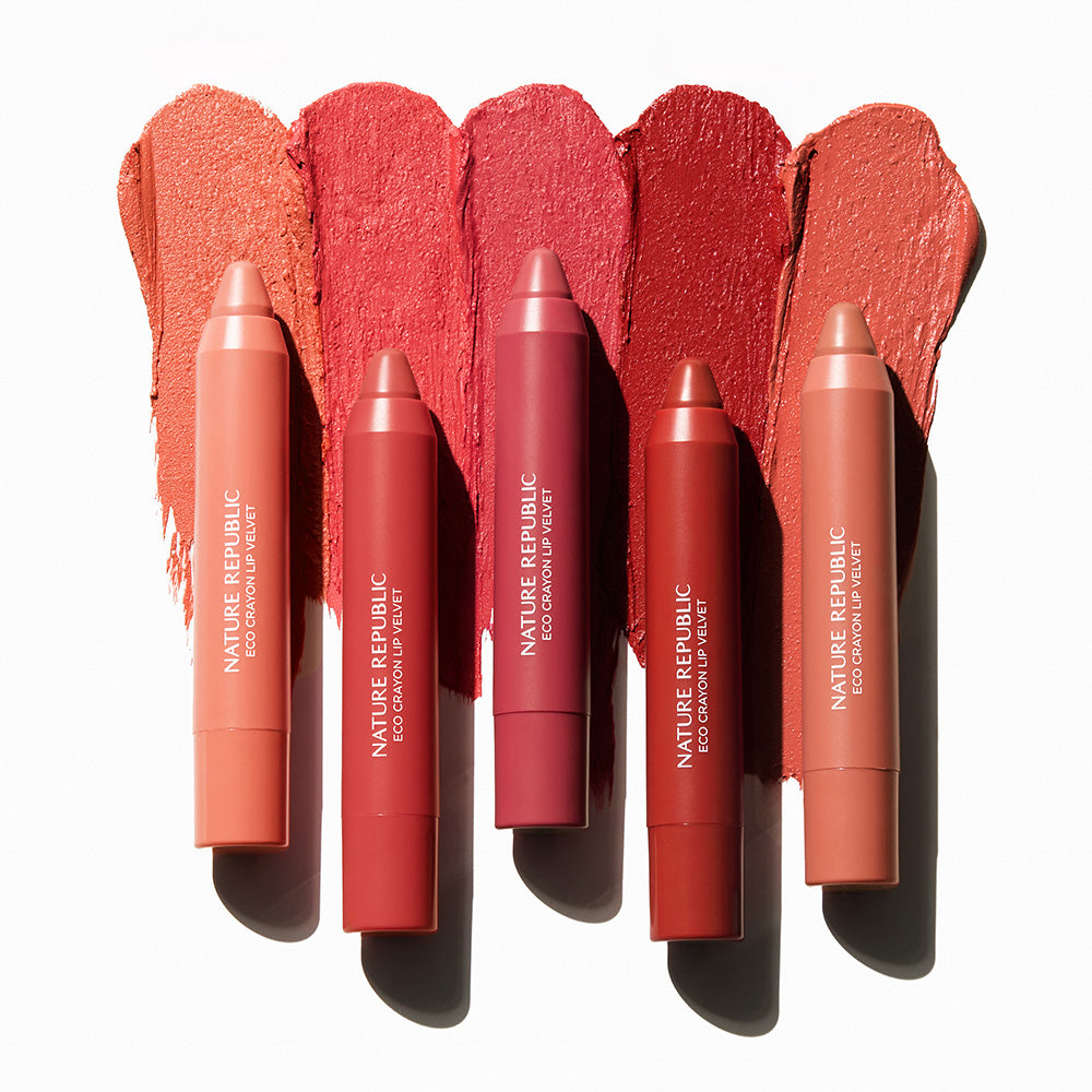 [Nature Republic] By Flower Eco Crayon Lip Velvet