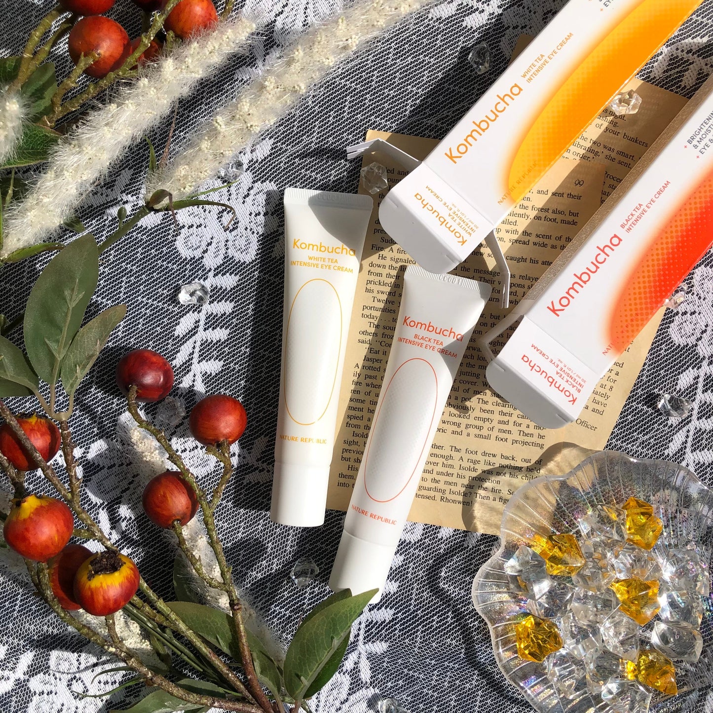 [Nature Republic] Kombucha Black Tea Eye Cream