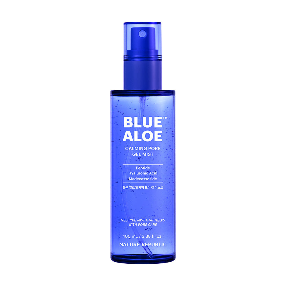 [Nature Republic] Blue Aloe Calming Pore Gel Mist + Free product