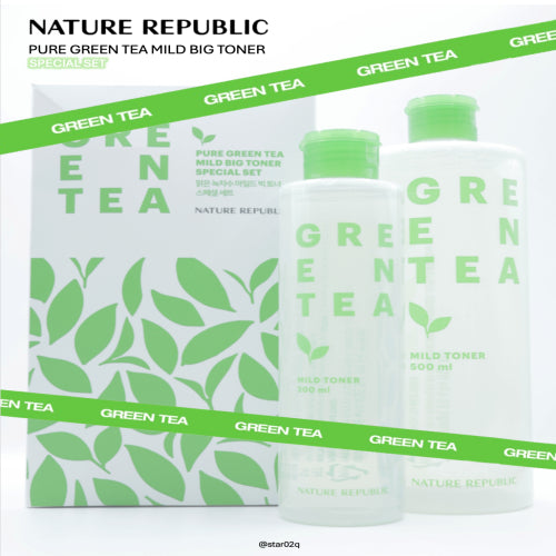 [Nature Republic] Clear Green Tea Water Mild Big Toner Special Set