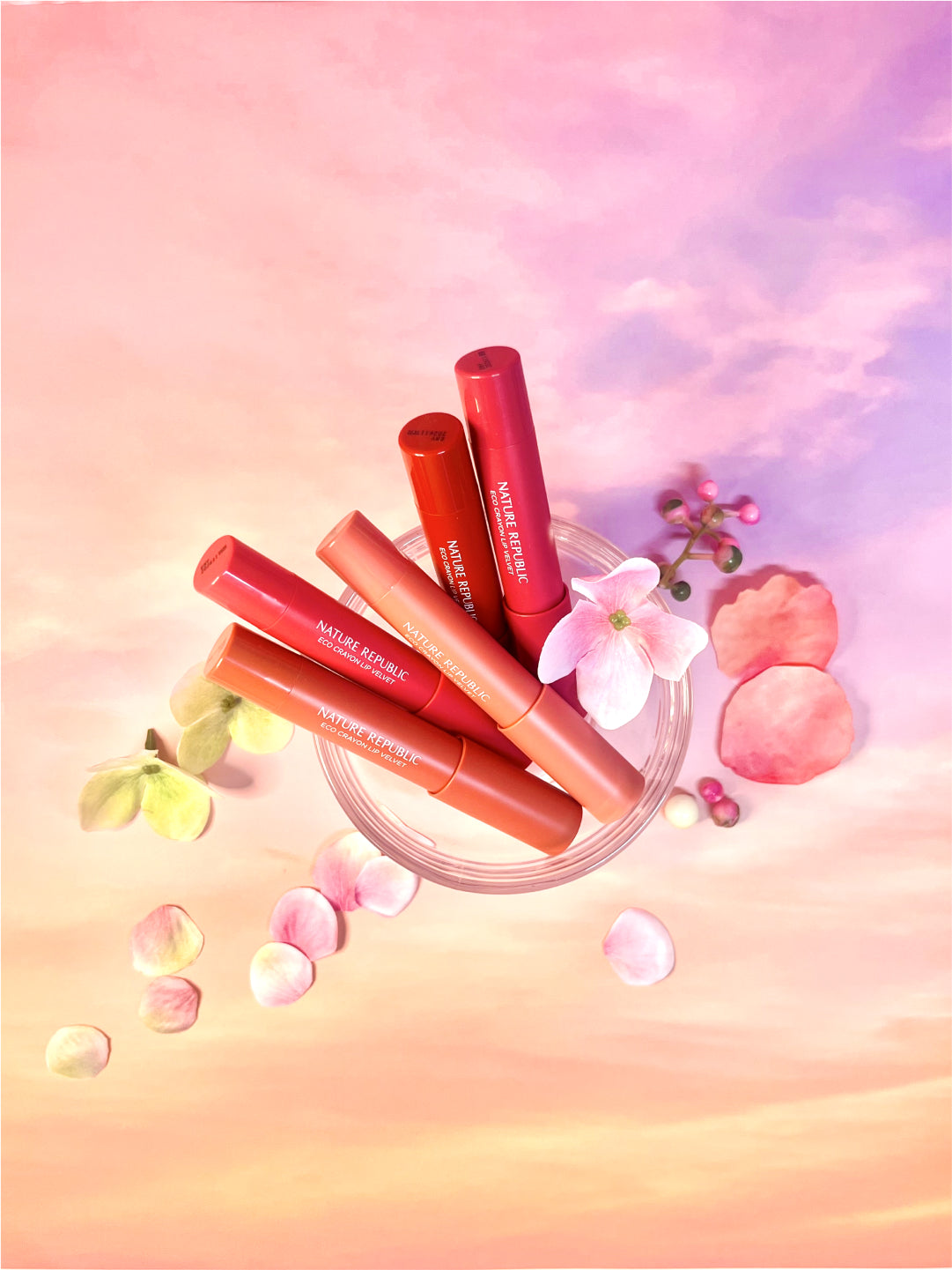 [Nature Republic] By Flower Eco Crayon Lip Velvet