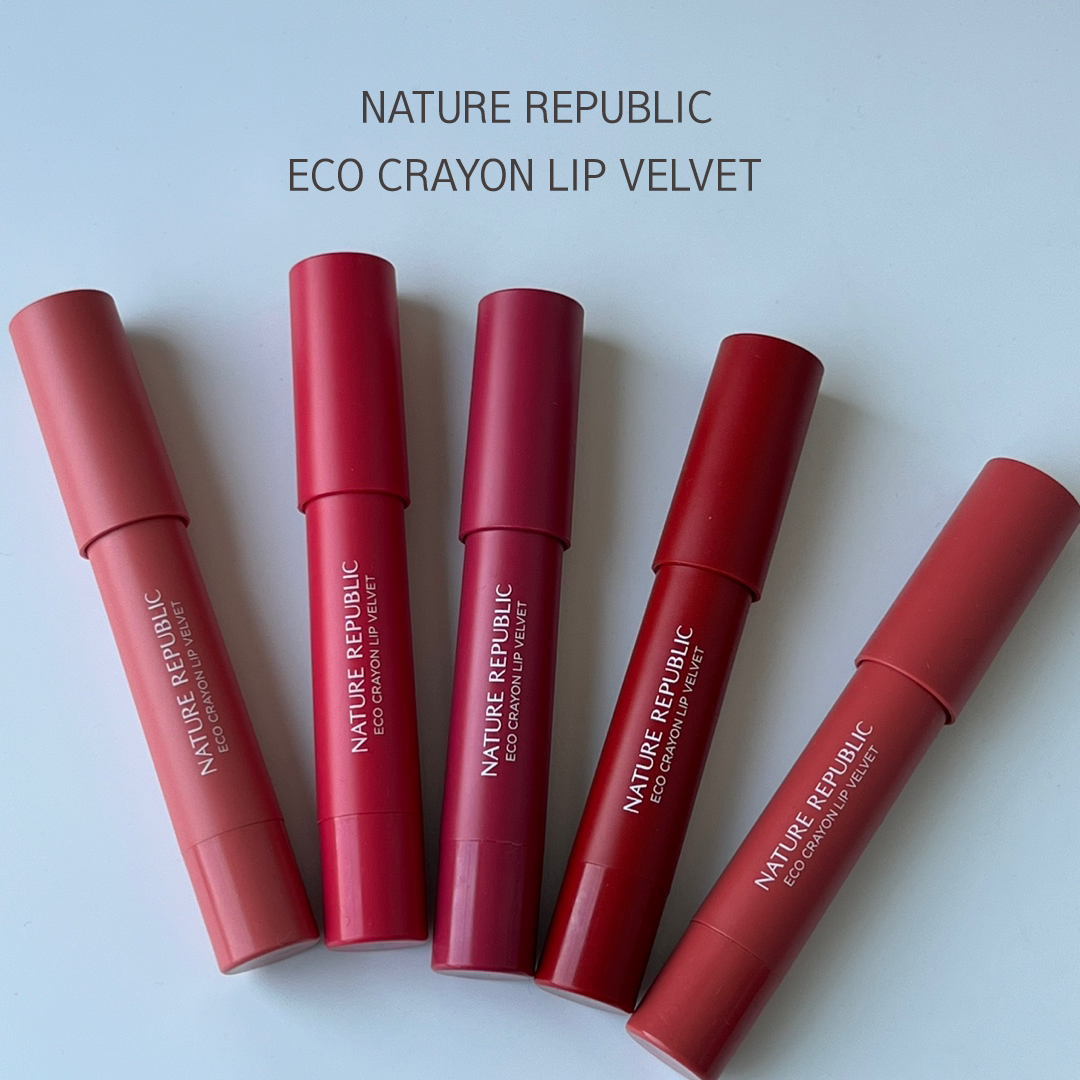 [Nature Republic] By Flower Eco Crayon Lip Velvet