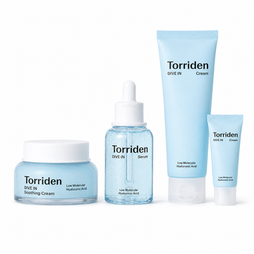 [Torriden] Dive-in Hydration Routine — 3-Step Set product set on white background