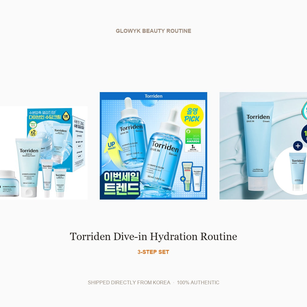 Torriden Dive-in Hydration Routine — 3-Step Set